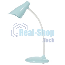 Светильник настольный Uniel TLD-559 Blue/LED/280Lm/5000K/Dimmer 3W. Сенсорный выключатель. Голубой