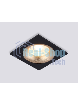 Светильник встраиваемый Ambrella light TN102730 BK/GD черный/золото GU5.3 92*92*23