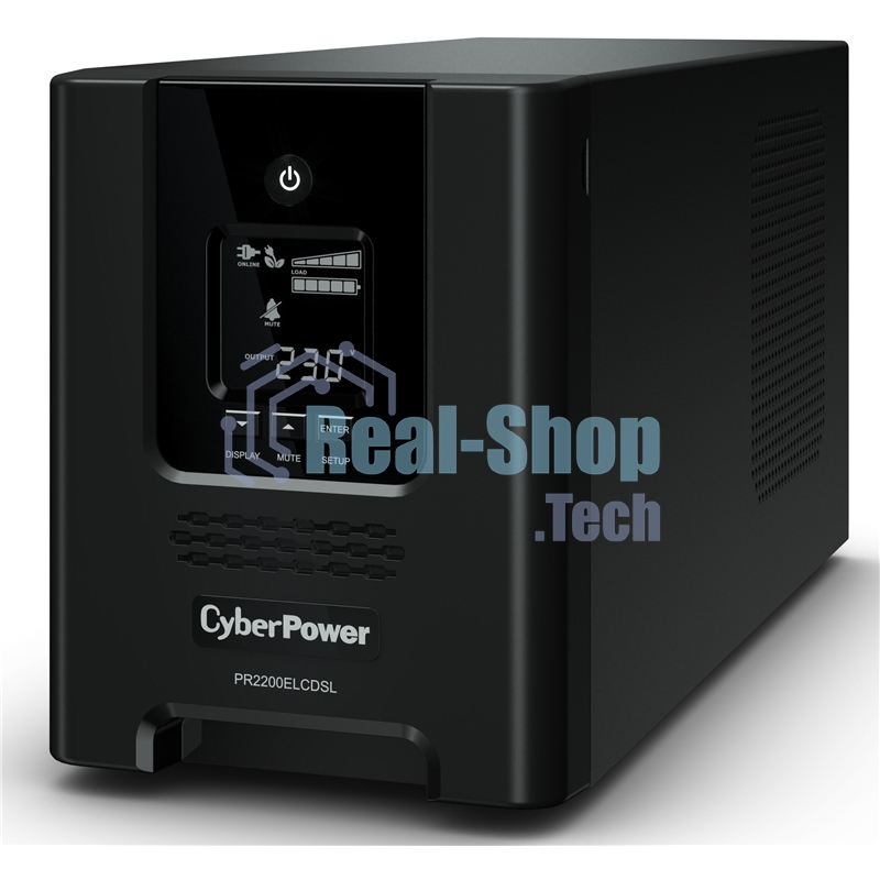Источник бесперебойного питания CyberPower PR2200ELCDSL 2200VA/1980W USB/RJ11/45 (9 IEC)