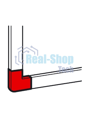 Плоский угол - для мини-каналов Metra - 40x40 Legrand 638183