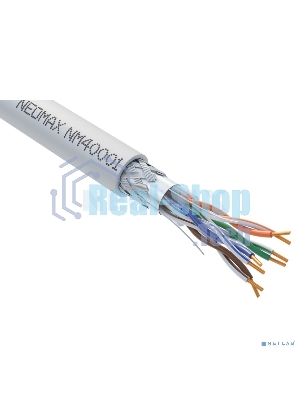 Кабель NEOMAX NM40001 Кабель S/FTP cat.5e, 4 пары, (305м) 0.51 мм