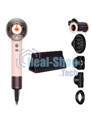 Фен Dyson HD16 Supersonic Nural Ceramic розовый/розовое золото, 1600 Вт, ионизация