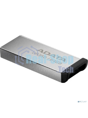 Флешка USB ADATA UR350 (UR350-64G-RSR/BK), 64Gb, USB 3.2, R/W 100/15, серебристый/черный