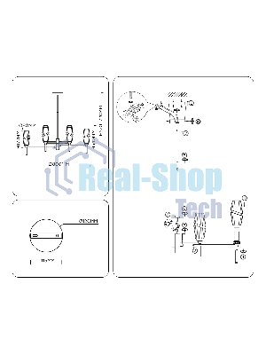 Люстра Ambrella light LH55202/8 BS/CL латунь/прозрачный E14*8 max 40W D800*520