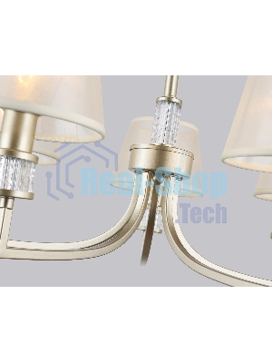 Люстра Ambrella light LH71214/5 CGD золото E14/5 max 40W D620*740