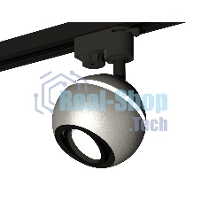 Светильник Ambrella light XT1103001 SSL/PBK серебро песок/черный полированный MR16 GU5.3 LED 3W 4200K (A2521, C1103, N7002)