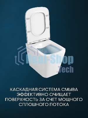 Комплект BAU 6 в 1: инсталляция BAU PRO, унитаз подвесной безободковый Bau Stil 51x35, сиденье дюропласт микролифт, клавиша BAU Stil, хром
