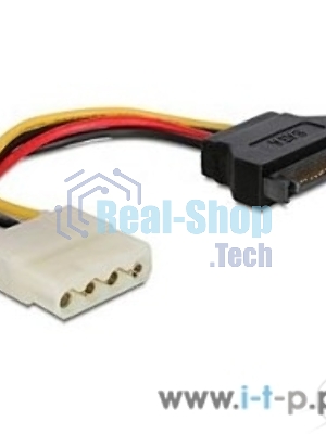 Кабель питания SATA Cablexpert CC-SATA-PS-M, 15 см, sata 15pin/molex 4pin, пакет