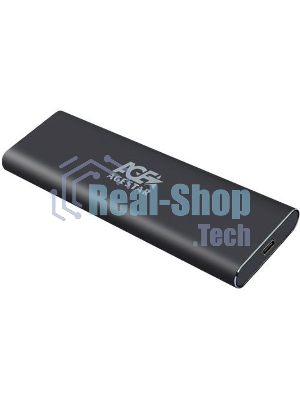 Внешний корпус AgeStar M.2 USB 3.0 NGFF (B-key) AgeStar 3UBNF5C алюминий, черный/серебристый