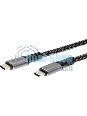 Кабель Thunderbolt4/USB4 Type-C, 5K@60Hz, 40Gbps, PD 100W, 5A, VCOM, 1.2м CU540M-1.2M