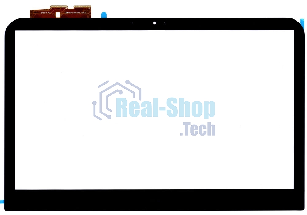Сенсорное стекло (тачскрин) для Dell TCP14F71 V0.2, черный