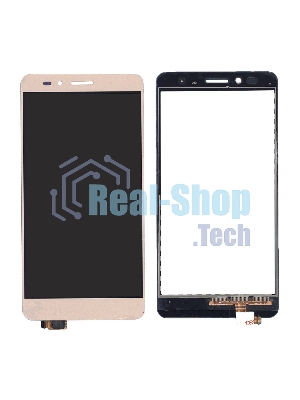 Сенсорное стекло (тачскрин) для Huawei Honor 5X/GR5, золотое
