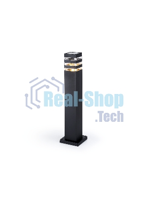 Светильник Ambrella light ST2582 BK/CL черный/прозрачный IP54 E27 max 40W 90*90*630