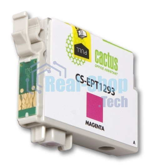 Картридж струйный Cactus CS-EPT1293 (T1293) пурпурный (10 мл) для Epson Stylus Office B42/BX305/BX305F/BX320/BX525/BX625/SX420/SX425