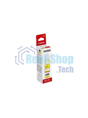 Чернила Canon GI-490Y 0666C001 желтый для Canon Pixma G1400/2400/3400 (70мл)