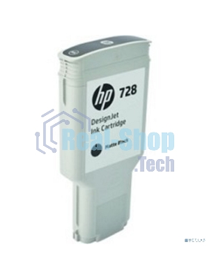 Картридж струйный HP 728 с матовыми черными чернилами для принтеров Designjet, 300 мл