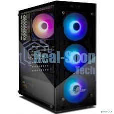 Компьютерный корпус ATX Eurocase A01 без БП 3 ARGB black