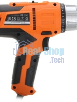 Дрель-шуруповерт Patriot FS 300, 300 Вт, 35 Нм, щеточный