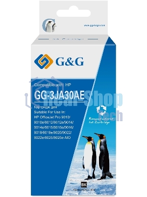 Картридж струйный G&G GG-3JA30AE 963XL черный (58мл) для HP OfficeJet Pro 9010/9010e/9012/9012e/9014/9014e/9015/9015e/9016/9019/9019e/9020/9022/9022e/9025/9025e AIO