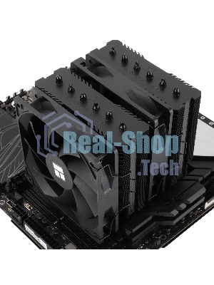 Устройство охлаждения(кулер) Thermalright Peerless Assassin 120 SE Soc-AM5/AM4/1200/1700/1851 черный 4-pin 25.6dB Al+Cu 730gr Ret (PA120-SE)