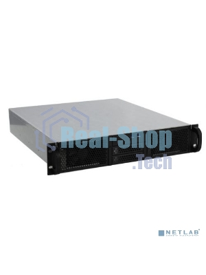 Корпус Procase RE204-D0H8-A-48 2U server case,0x5.25+8HDD,черный,без блока питания(2U,2U-redundant),глубина 480мм,ATX 12