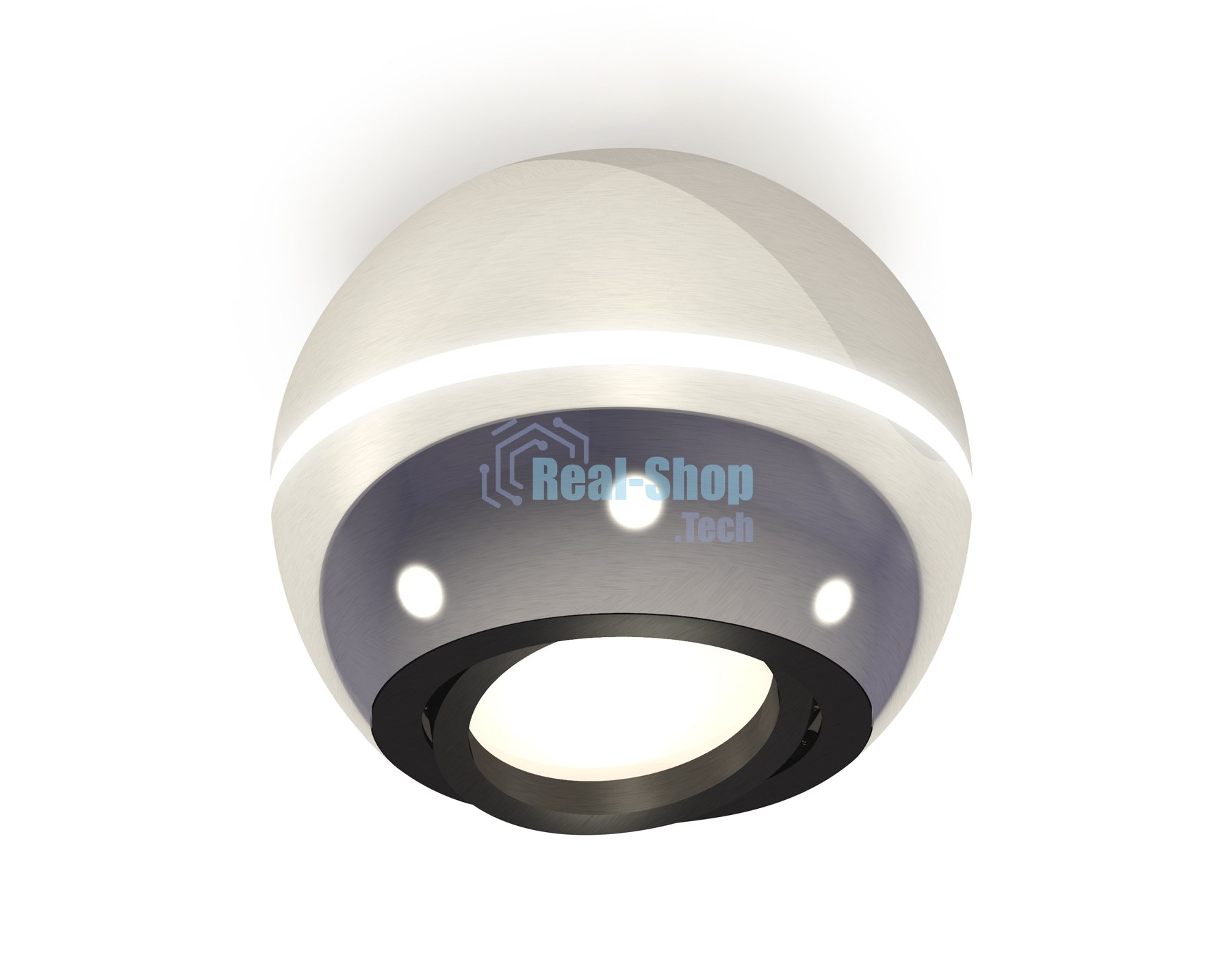Светильник Ambrella Light XS1104010 PSL/PBK серебро полированное/черный полированный MR16 GU5.3 LED 3W 4200K (C1104, N7002)