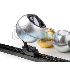 Светильник Ambrella light XT1103001 SSL/PBK серебро песок/черный полированный MR16 GU5.3 LED 3W 4200K (A2521, C1103, N7002)