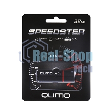 Флешка USB 3.0 QUMO 32Gb, Speedster черный