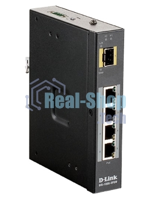 Коммутатор D-Link DIS-100G-5PSW/A1A Промышленный неуправляемый коммутатор с 4 портами 10/100/1000Base-T, 1 портом 1000Base-X SFP, функцией энергосбере