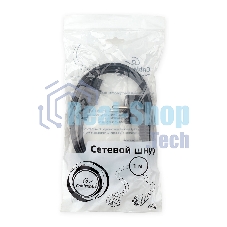 Кабель питания для ноутбуков Cablexpert PC-186-ML12-1M, 1м, Schuko- C5, 10А, пакет