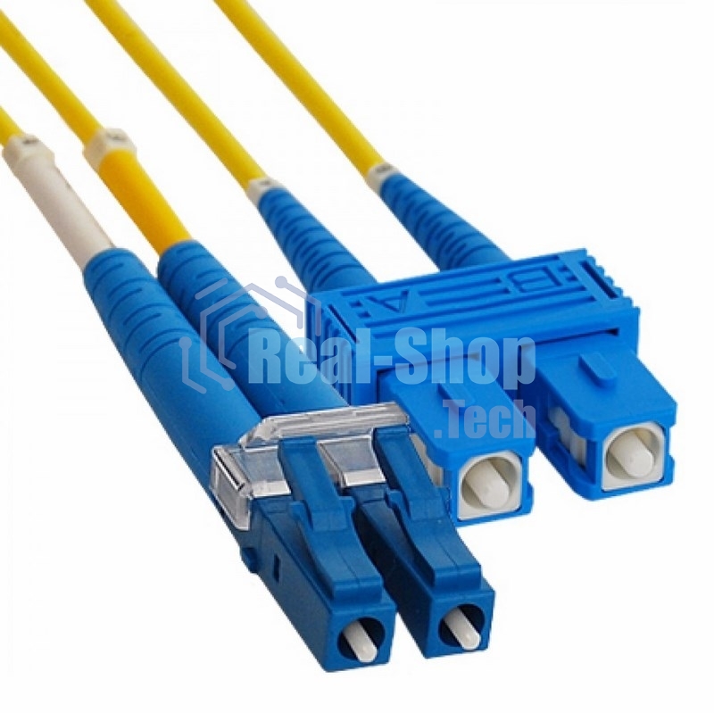 Патч-корд оптический переходной Rexant (SM), 9/125 (OS2), LC/UPC-SC/UPC, (Duplex), LSZH, 1м