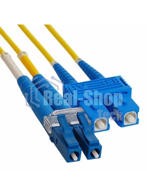 Патч-корд оптический переходной Rexant (SM), 9/125 (OS2), LC/UPC-SC/UPC, (Duplex), LSZH, 1м