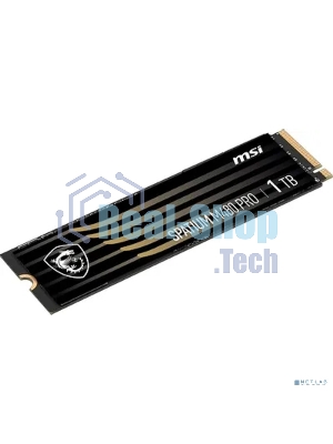 Накопитель SSD MSI SPATIUM M480 PRO, 1000Gb, M.2 2280, PCIe 4.0 x4, NVMe, R/W 7400/6000