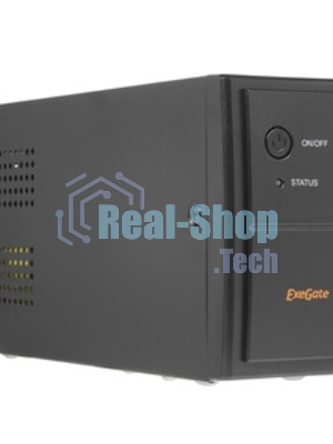 Источник бесперебойного питания ExeGate Power NB-600.LED.AVR.4C13 (600VA/360W, LED, AVR, 4*C13, батарея 12V 7.2Ah, Black)