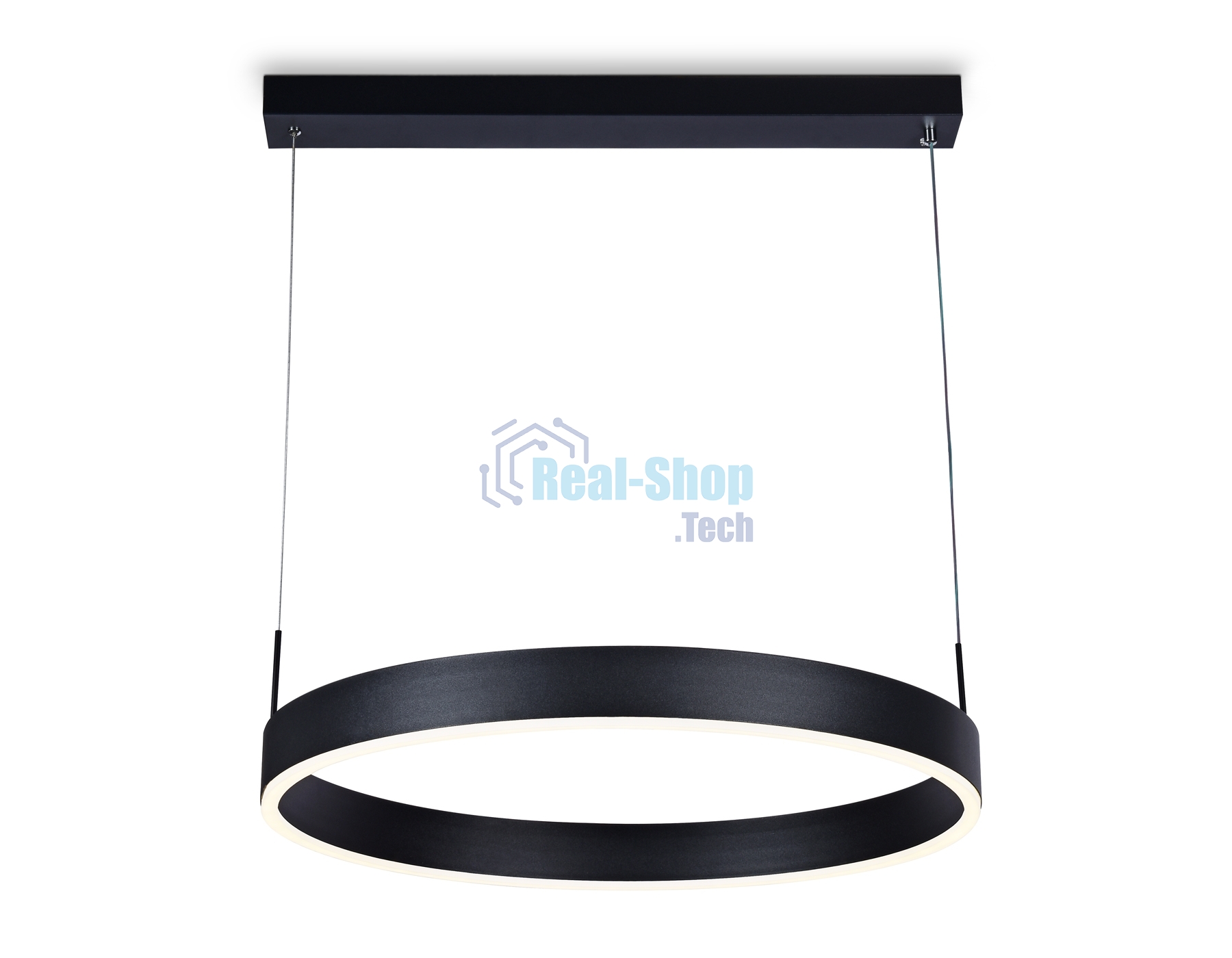 Светильник Ambrella light FA6606 BK черный 51W D600*700 (ПДУ РАДИО 2.4G)