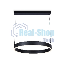 Светильник Ambrella light FA6606 BK черный 51W D600*700 (ПДУ РАДИО 2.4G)