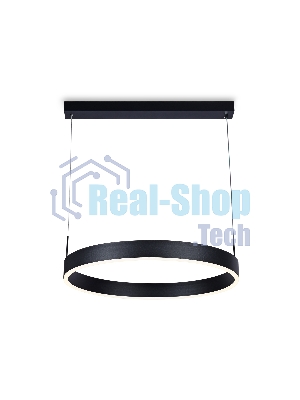 Светильник Ambrella light FA6606 BK черный 51W D600*700 (ПДУ РАДИО 2.4G)