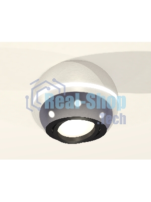 Светильник Ambrella Light XS1104010 PSL/PBK серебро полированное/черный полированный MR16 GU5.3 LED 3W 4200K (C1104, N7002)