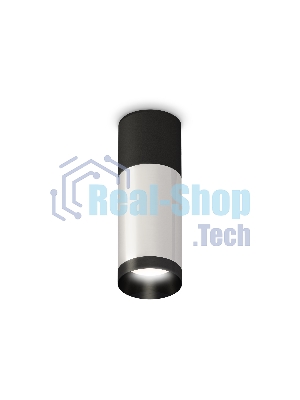 Светильник Ambrella Light XS6324060 SSL/SBK/PBK серебро песок/черный песок/черный полированный MR16 GU5.3