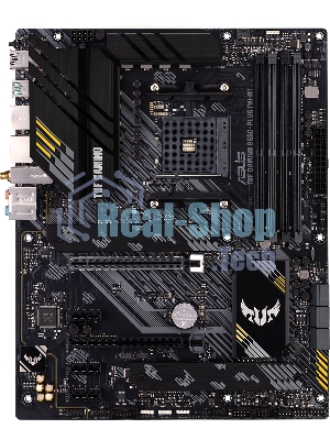 Материнская плата ASUS TUF GAMING B550-PLUS WIFI II, AM4, AMD B550, 4xDDR4, 6xSATA, 2xM.2, 1xPCI-E 3.0 x16, 1xPCI-E 4.0 x16, 3xPCI-E x1, 1xDP, 1xHDMI, 1x 2.5Gb LAN, 2xUSB-A 3.2 Gen 1, 1xUSB-A 3.2 Gen 2, 1xUSB-C 3.2 Gen 2, 3x3.5 мм, 7.1, ATX