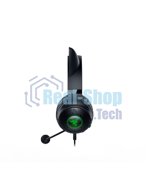 Гарнитура Razer Kraken Kitty V2 чёрный, проводная, USB, подсветка