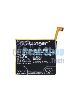 Аккумулятор CameronSino CS-MX431SL BT43C для Meizu M2 mini 3.8V, 2400mAh, 9.12Wh