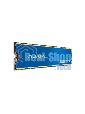 Накопитель SSD ADATA LEGEND 710, 1Tb, PCIe 3.0 x4, M.2 2280, NVMe, R/W 2400/1800, с радиатором