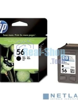 Картридж струйный HP №56 C6656AE черный для HP PCS 2100/DJ 5550/450/PS 7150/7350/7550 (520 стр.)