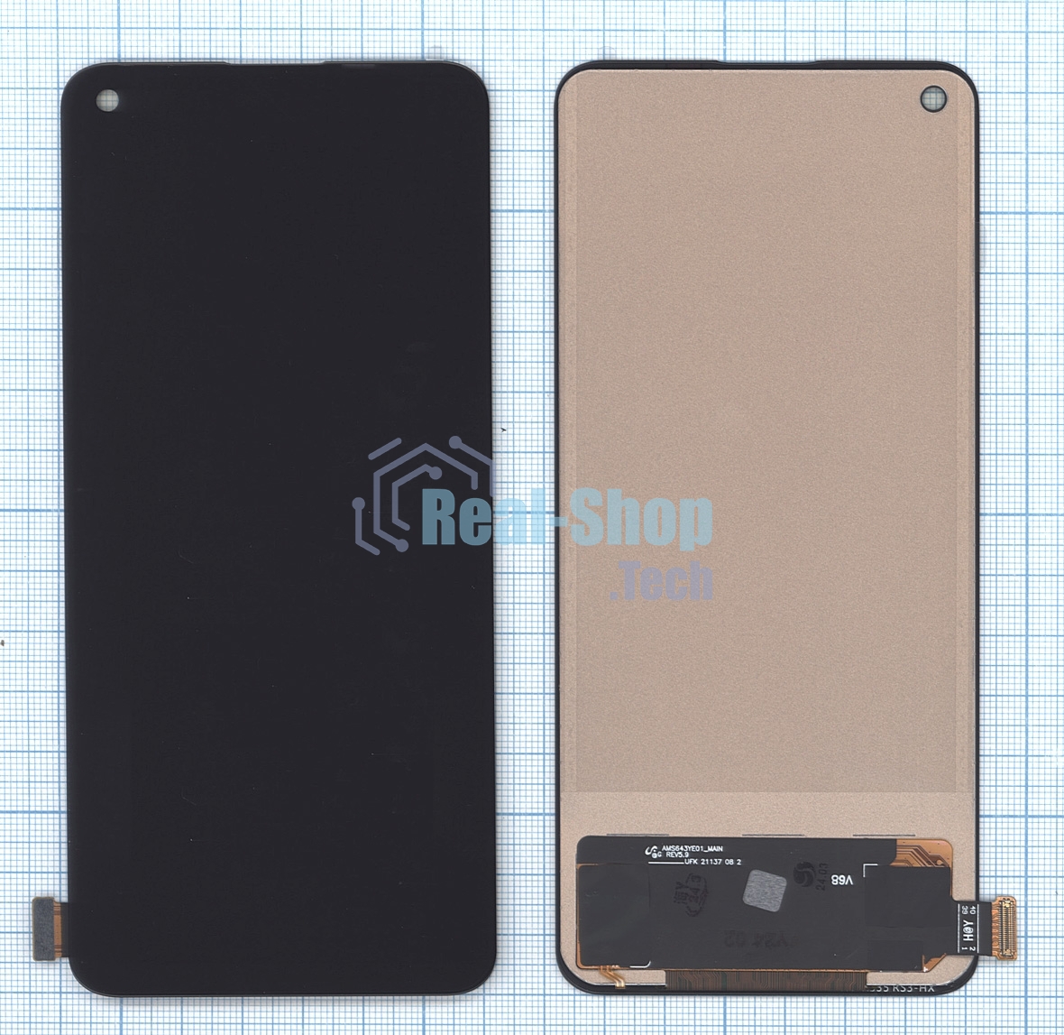 Дисплей для OnePlus Nord 2T в сборе с тачскрином TFT черный