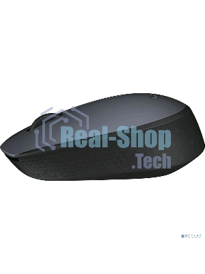 Мышь беспроводная Logitech M170 черный/темно-серый, 1000 dpi, радиоканал, USB, кнопки - 3
