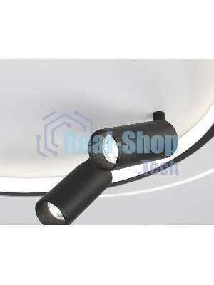 Светильник Ambrella light FL5137/2+2 WH/BK белый/черный 66W 3000K/4200K/6400K+4200K 500*420*130 (ПДУ ИК)