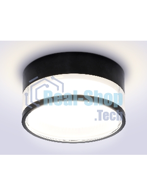 Светильник Ambrella light TN5506 SBK/CL черный песок/прозрачный GX53 D85*43