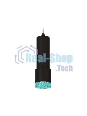 Светильник Ambrella Light XP7402004 SBK/BL черный песок/голубой MR16 GU5.3 (A2302, C6343, A2030, C7402, N7194)