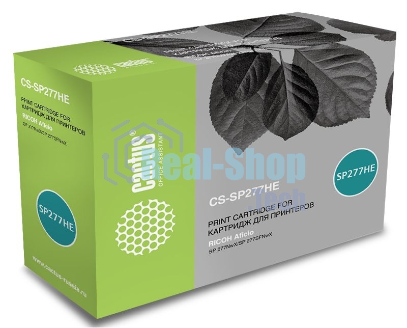 Картридж лазерный Cactus CS-SP277HE черный (2600 стр.) для Ricoh Aficio SP 277NwX/SP 277SFNwX